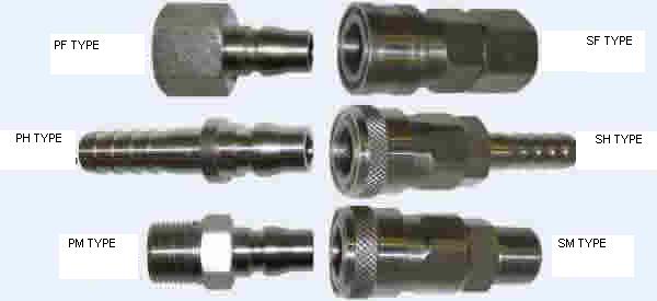 KUİK KAPLİN (QUİCK-CONNECT COUPLER S.STEEL)